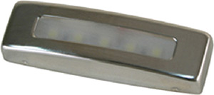 Scandvik LED 12V Courtesy Lights With Polished Stainless Steel Trim
