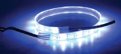 Led Dual Color Flex Strip, Blue/White