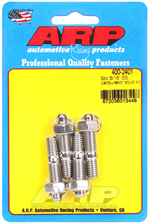 Carburetor Stud Kit, Standard 5/16"