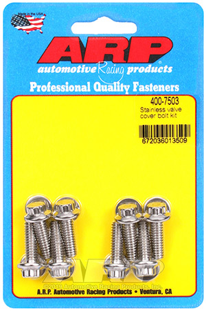 Valve Cover Bolt Kit, 12-Point Bolt Kit, 1/4-20