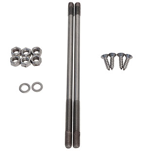 Replacement Hardware Kit for Hardin Cast Aluminum Battery Boxes