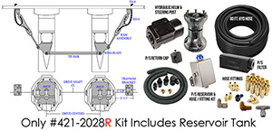 Full Hydraulic TRS 2 Drives 2 Rams Power Steering