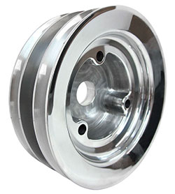 Small Block Chevy 3 V-Groove Crank Pulley