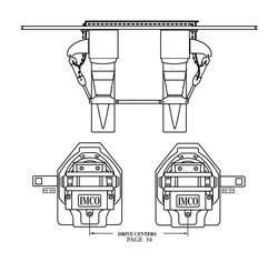 Steer Kit 2 Bravos, 2 Rams Out, V-Bot, E-Boxes, Straight Back, Black