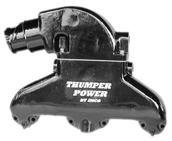 Thumper Power - Black Small Block Exhaust System w/Shift Bracket