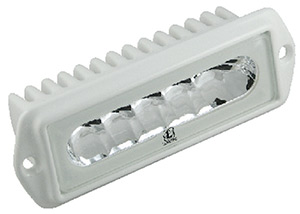 Lumitec Capri2 Flush Mount Dual Color LED Flood Light, White & Red