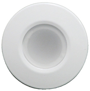 Lumitec Orbit Flush Mount Down Light, White Bezel, White/Blue/Red/Purple Light