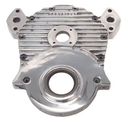 Finned Aluminum Cam Drive Timing Cover - Gen 4 Big Block Chevy