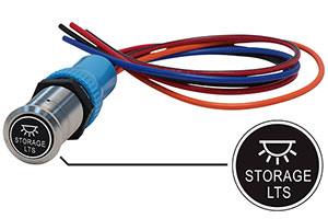 Bluewater 22mm Switch and 12 Inch Harness with Storage Lights Laser Logo, On / Off Function