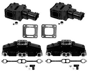 GM V8 BB Exhaust Manifold System Set