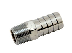 Chrome Plated Brass 1/8" x 3/8" Hose Fitting