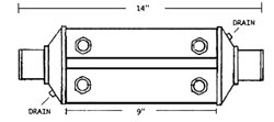 Perkins Dual Oil Cooler