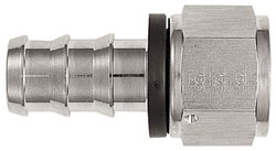 Super Nickel Straight Push-On Hose End