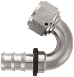 Super Nickel 150 Degree Push-On Hose End