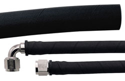 Black CPE Super Stock Push-On Hose