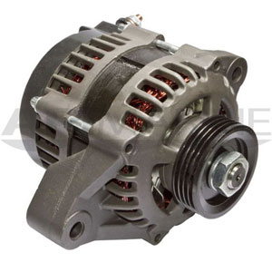 Mercury O/B Alternator 2001-2011 75-115 HP 12V 50-Amp 4-Groove Serpentine Pulley, Replaces Merc # 89