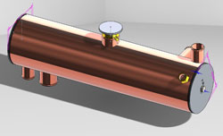 Compact Type C, size:4 x 20, 1763 sq in, copper tubes