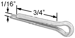 1/16" x 3/4" Cotter Pin - Stainless