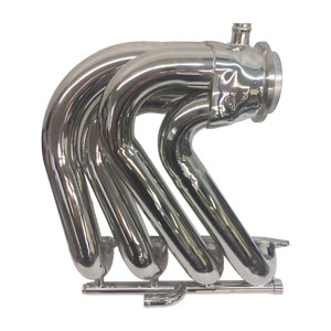 "Hurricane Lite" Straight Back Headers with OEM Mercury CMI Flange