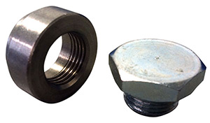 Stainless Steel Oxygen Sensor Bung - Hex Head