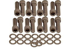 thumbnail image 2 of Stage 8 Stainless Steel Header Bolt Kit For Small Block Ford - 16 Piece Locking Fastener Set 2 of 12
