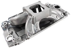 XS Xtreme Machine Polished Single Plane BBC Rectangular Port Intake Manifold