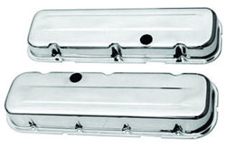 Chrome No Logo Valve Covers - Big Block Chevy