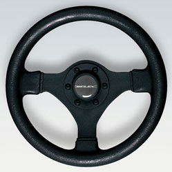 V45 Black Soft Touch Ultraflex Steering Wheel