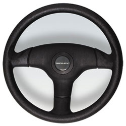 Antigua Steering Wheel 13.7" Diameter, Black Soft Touch Polynylon