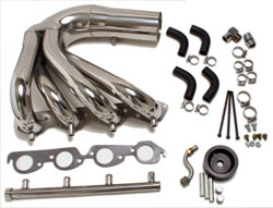 CMI 496 E-Top Polished Exhaust Header Systems