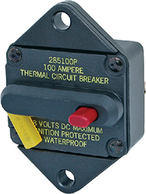 Blue Sea Systems 285 Series DC Cirucit Breaker - Panel Mount