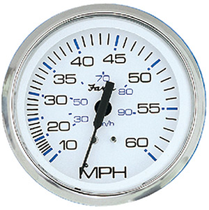 Faria Chesapeake  SS 4" Gauge - 7000 RPM Tachometer With System Check Indicator (Gas) (J/E Outboard)"