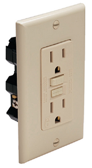 Marinco 1591-Fi Ground Fault Circuit Interrupter (GFCI), Ivory