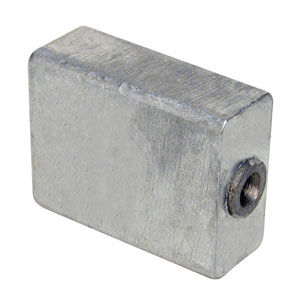 Aluminum Anode  - Midsection for 3-Cyl V8 (1985 & Up)