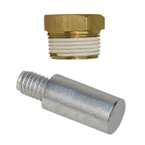 Aluminum Pencil Anode Kit– With Plug- 1-5/8"