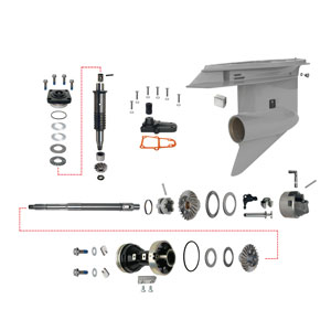Complete Gearcase Assembly Kit (0.54 Ratio)