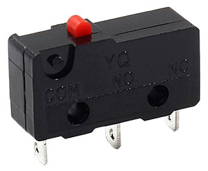 Micro Limit Switch -  5 Amp, 3 Pin