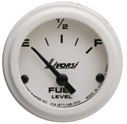 Livorsi Fuel Level Gauge 240-33 Ohms Industrial Series 2-1/16"