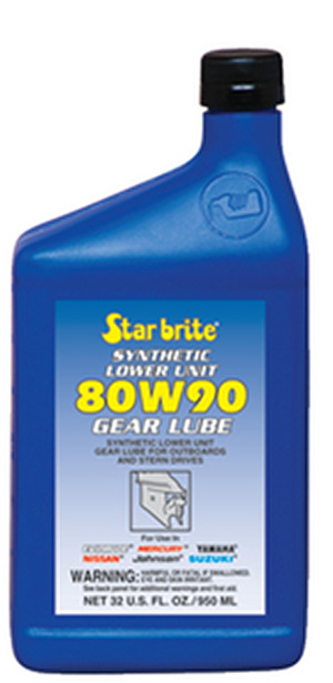 Synthetic 80W 90 Lower Unit Gear Lube, 32 oz.