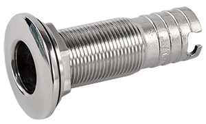 1-1/8" Slip-On Hose Stainless Steel Water Discharge Fitting