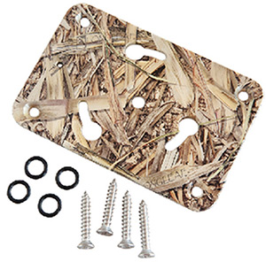 Panther King Pin Shallow Water Anchor System - Spare Bow Mount Base Kit Only, Camoflauge
