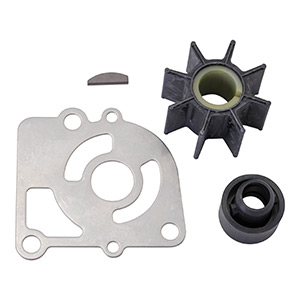 Quicksilver 59362A4 Sea Water Pump Impeller Replacement Kit Bravo I II and III with Two-Piece Pump Body