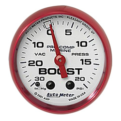 Mechanical Boost / Vacuum Gauge 20 lb.