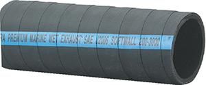 Softwall Exhaust/Water Hose, 5/8" x 12 1/2'