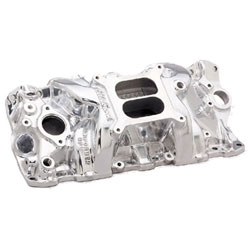 Small Block Chevy pre-1985 Polished Performer RPM Manifold