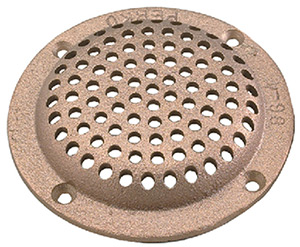 4" Round Bronze Strainer"