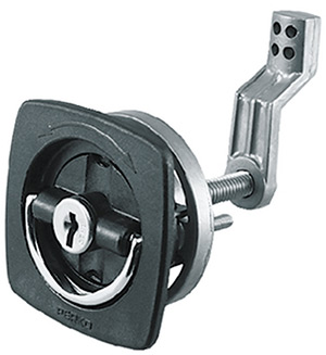 2-1/2X2-1/2 Black Flush Latch