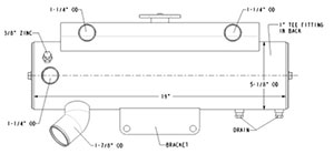 Heat Exchanger A1224-00/A5467-5163 - Crusader - 97434