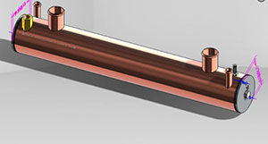 Heat Exchanger MPC-12KW-V-1305-Kubota-12KW-V-1305