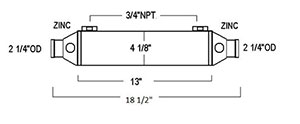 Replacement Oil Cooler MPC-142-5703-Caterpillar-142-5703